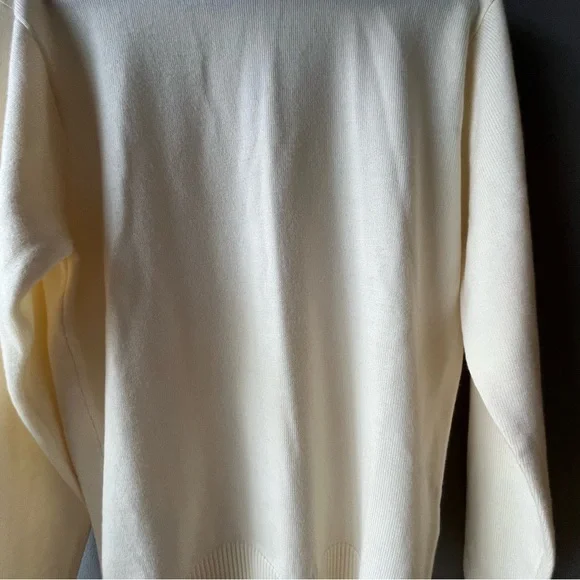 Peter Millar Classic Cream Men's Sweater ~ M NWT